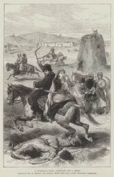 Een Turkomanenoverval, met een prijs